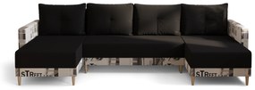 Colțar în formă de U Glimmer U (multicolor + Negru). 1057151