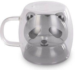Lamart LT9126 Set de 2 pahare Bear Vaso, 230 ml,negru