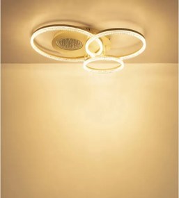 Globo 48480-40 - Plafonieră LED SANFORD LED/40W/230V 3000K 78x60 cm bej