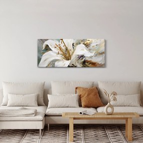 Tablou - Abstracție cu crin (120x50 cm)