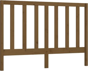 vidaXL Tăblie de pat, maro miere, 166x4x100 cm, lemn masiv de pin