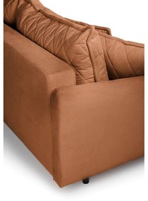 Canapea maro extensibilă 215 cm Bjork – Bonami Selection