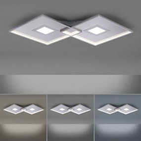 Plafonieră LED dimabilă AMARA LED/45W/230V crom Paul Neuhaus 8378-55 + telecomandă