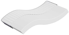 vidaXL Saltea din spumă, fermitate medie moale, 100x200 cm