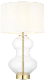 Endon 99110 - Lampă de masă dimabilă KELDA 1xE27/10W/230V alb/auriu