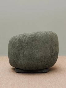 Fotoliu pivotant, verde, stofa, Moeraki