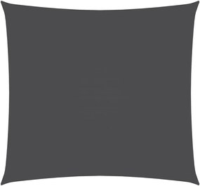 vidaXL Pânză parasolar, antracit, 2 x 2 m, țesătură Oxford, pătrat