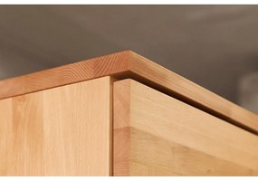 Dulap din lemn de fag 90x206 cm Vento 2 - The Beds