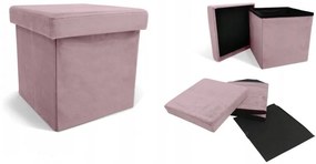 Taburet pliabil 30x30cm Perfect Pink