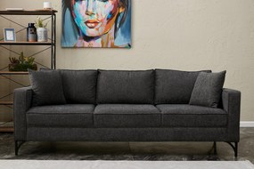 Canapea Berlin - Anthracite, Black