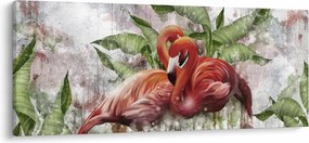 Tablou - Flamingo (120x50 cm)