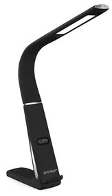 Lampă LED dimabilă de masă cu funcție de încărcare fără fir LORD EVO LED/8W/230V 3000K/4500K/6000K negru