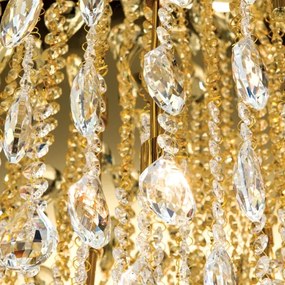 Plafonieră de cristal Orion DLU 2516/75 CELESTE 12xG9/40W/230V d. 75 cm auriu