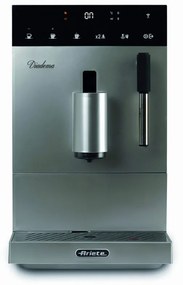 Espressor automat Ariete Diadema Automatica 1452/01, 1350W, 19 bar, 1,5 L, Rasnita incorporata, Afisaj tactil, Cafea boabe, Spumare lapte, Argintiu