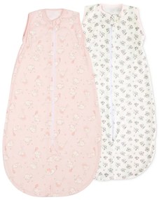 Set 2 saci dormit copii de vara 0-18 luni Kidizi Elefun Pink Koala, 80 cm, 0.5 tog