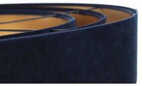 Lustr TRINITI 1xE27/60W/230V albastru/auriu pe cablu