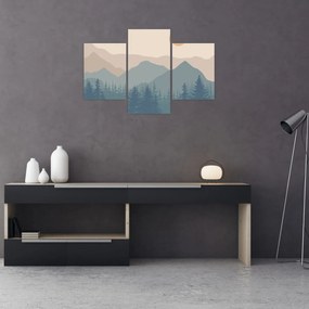 Tablou - Munții Turcoaz N⁰1 (90x60 cm)