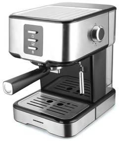 Heinner HEM-850IXBK - Espressor manual cu portafiltru 850W/230V inox/negru