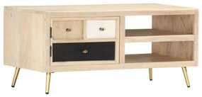 vidaXL Măsuță de cafea, 90x45x40 cm, lemn masiv de mango