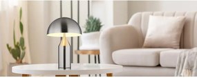 Veioza/Lampa de masa moderna ATOMA nickel