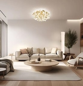 Aplica perete sau tavan design unicat realizata manual Veli Aurea Large, 78cm