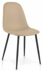 Scaun Meridith, structura metalica, piele ecologica - BEJ