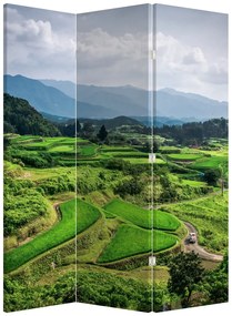 Paravan - Câmp de orez (126x170 cm)