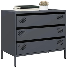vidaXL Dulap, antracit, 68x39x58,5 cm, oțel laminat la rece