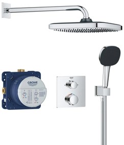 Grohe Vitalio Comfort set de dus ascuns cu termostat da StarLight Chrome 34882000