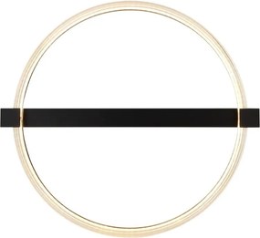 Plafoniera LED metal negru FLETCHER