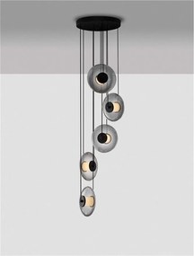 Lustra LED suspendata design modern decorativ SKIA 5L