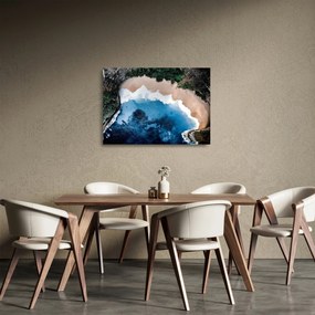 Tablou pe sticlă cu plaja Nusa Penida, Indonesia (70x50 cm)