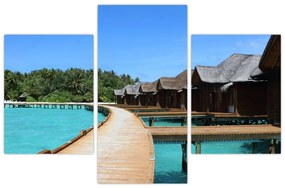 Tablou cu Maledive (90x60 cm)