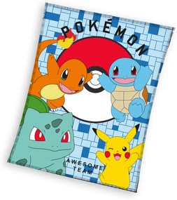 Pokémon Awesome pătură polar flanel 130x160cm