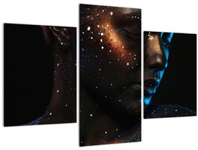 Tablou strălucitor a femeii (90x60 cm)