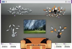 Lustra, Plafonier modern, diametru 69,5cm, Lilian 2849 RX