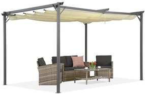 Pergolă retractabilă bej La Palma 3x4 Garden Point