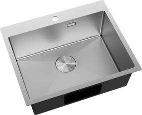 Mexen Solix chiuvetă de bucătărie din oțel cu 1 cuvă 600 x 500 mm, inox - 6408601000-01