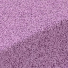 decoDoma Cearşaf cu elastic frotir EXCLUSIVE violet 180 x 200 cm