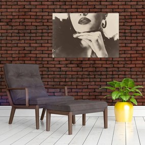 Tablou - Vintage, poza unei femei (90x60 cm)