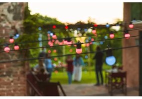 Lanț LED RGB decorativ de exterior 20xG45 10m IP44 Wi-Fi Twinkly TWF020STP-BEU