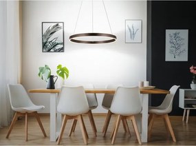 Eglo 33483 - Pendul LED suspendat pe cablu ALCAZABA 2xLED/18W/230V 3000K Ø55 cm, bronz
