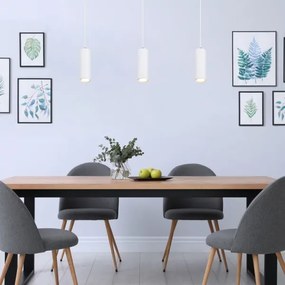 Lustră pe cablu Globo 57911HW ROBBY 1xGU10/35W/230V alb