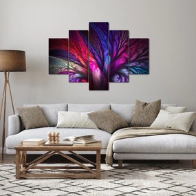 Tabloul abstract cu copacul (150x105 cm)