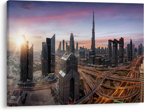 Tablou - Panorama din Dubai (70x50 cm)
