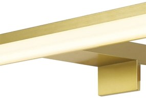 Aplica de perete LED pentru oglinda, tablou IP44 Kos, auriu