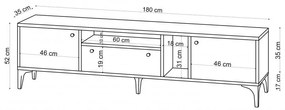 Comoda TV Penny Oak