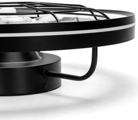 Ventilator LED dimabil de tavan Aigostar LED/40W/230V 2700-6500K negru + telecomandă