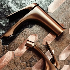 Baterie pentru bideu Rea AVALON Copper Brush