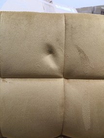 OFERTA Scaun de birou galben Q-020 VELVET II. calitate